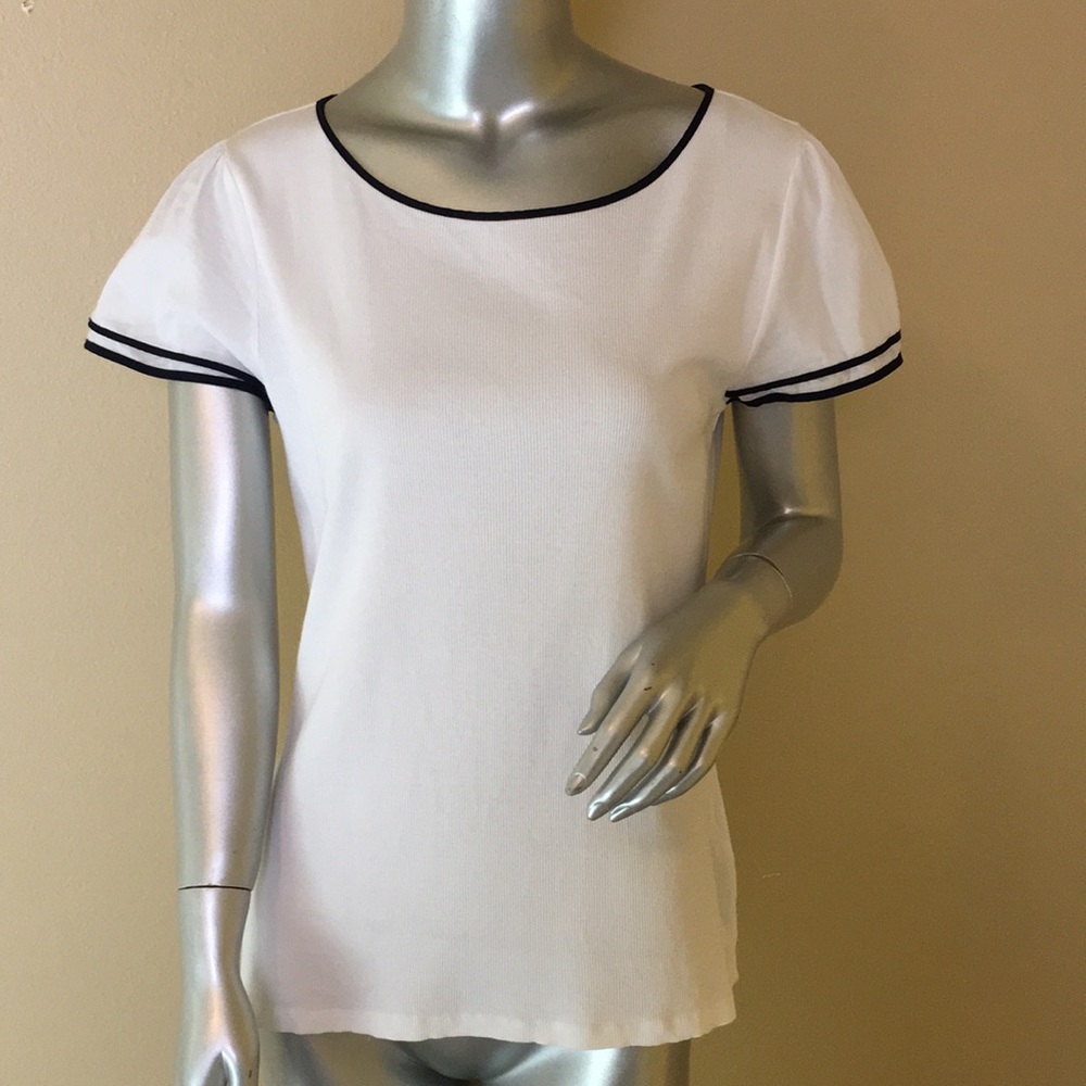 LRL | Cotton Ribbed Knit Tee